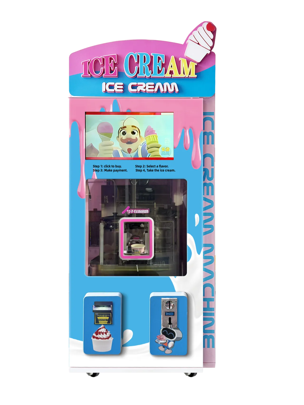 Robotic Ice Cream Vending Machine