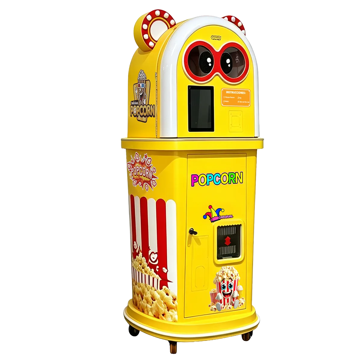 Bear Style Popcorn Machine view 2
