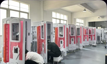 Custom vending cabinet shapes
