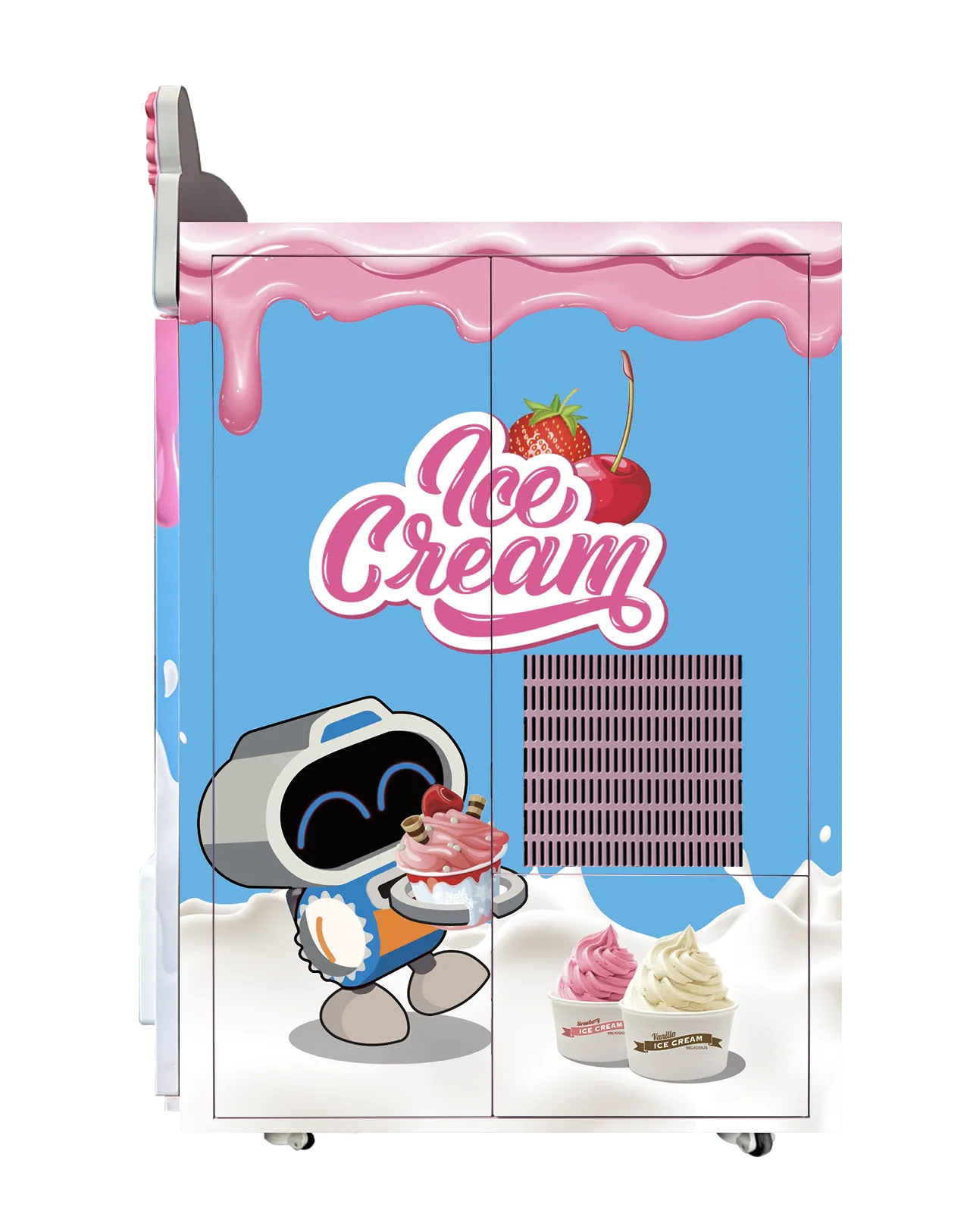 Robotic Ice Cream Vending Machine view 2